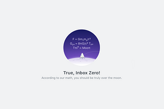 True Inbox and Inbox Zero