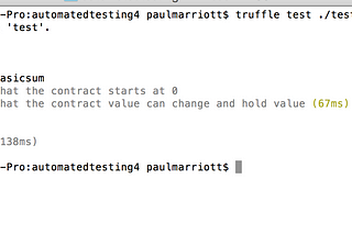 A very basic TRUFFLE js testing story