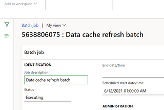 D365 Batch Server Caching Bug