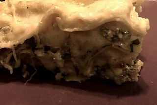 Pasta and Noodles — Mushroom Lasagna with Hot Sausage and Spinach