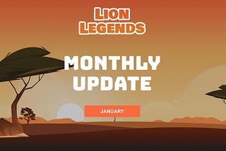 LionLegends NFT Monthly Update — January 2022