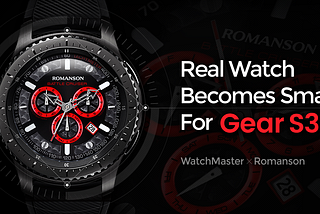 Exclusive watchfaces for Gear S3 : Real Watch becomes Smart