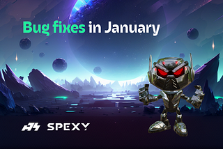 Bug fixes in January