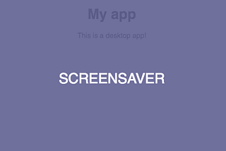 Modeling a Screensaver with a Statechart, a real use case.
