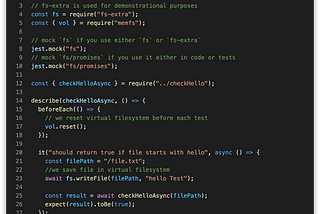 Testing in Node.js: Easy way to mock filesystem