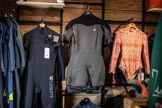 “Surf shop etiquette — Asking questions and seeking advice from staff.