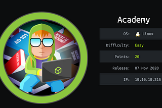 HackTheBox Writeup — Academy