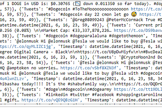 TWITTER SENTIMENT ANALYSIS OF DOGECOIN USING PYTHON IN 30 Line CODE