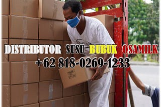 Agen Susu Sapi Bubuk Osamilk, WA/Telp : 0818–0269–1233