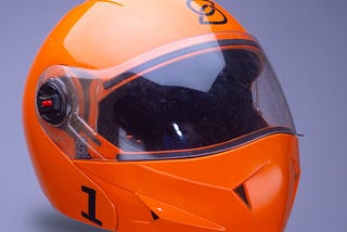 A SafeBoda Helmet