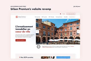 UX/UI Design Case Study : Urban Premium website revamp