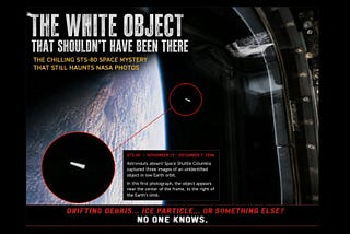 The White Object That Shouldn’t Have Been There: The Chilling STS-80 Space Mystery That Still…