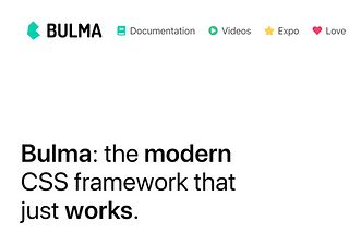 What’s that Bulma.io CSS Framework you speak of?