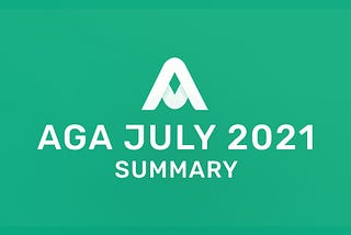 AGA July 2021 Update