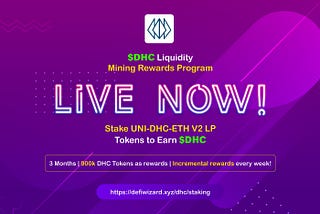Launching DHC Liquidity Mining Program