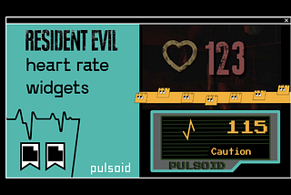 How to add a heart rate widget on Resident Evil stream