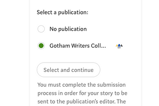 Submissions for Gotham Writers Collection