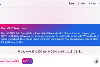 LAST DAY TO JOIN MOONDEFI PRE-SALE !!!!