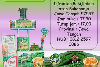 WA 0812–2597–0086 (T-SEL)//Peluang Usaha Franchise Minuman Modal Kecil Aceh Besar