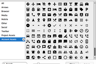 Material Design Icons for Balsamiq