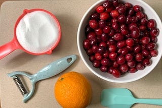 Cranberry orange sauce