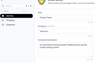 Playing with Identity to get the best out of Email Genie