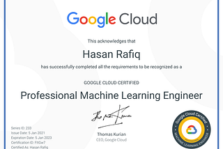 How I cracked the GCP Professional ML Engineer certification in 8 days!