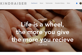 KINDRAISER - Online Charity Application Using Blockchain