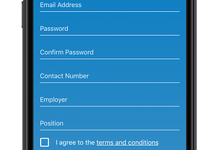 The log-in, signup and request-country-access experience