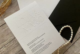 The Enduring Charm of Letterpress Wedding Invitations