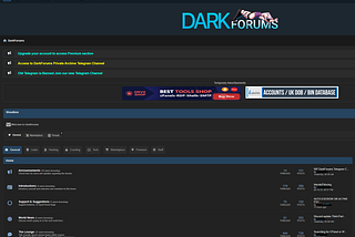 DarkForums — database leaks