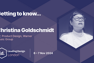 An interview with Christina Goldschmidt