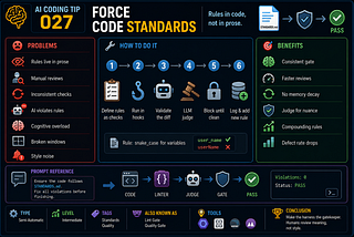 AI Coding Tip 027 — Force Code Standards