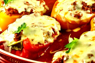Lasagna Pepper Boats