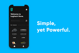 Case Study : Logitech Store App Concept