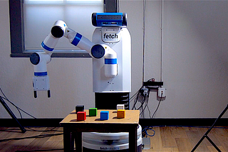 See Robot Play: an exploration of curiosity in humans and machines.