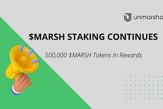 Native Staking Continues
Unmarshal is indeed transforming from being a “Data Provider" to being a…