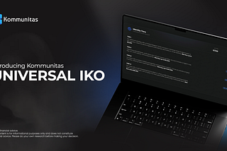 Introducing: Kommunitas Universal IKO