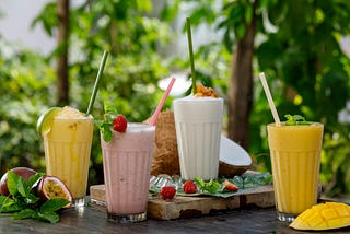 Image of smoothies by Trang Pham from Pixabay