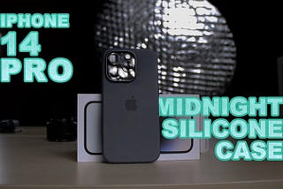 iPhone 14 Pro Apple Midnight Silicone Case