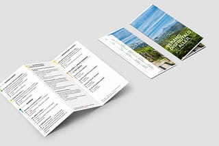 Tríptico con programa de actividades «No te te quedes sin verano, disfrútalo en aller»