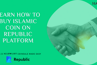 How to buy Islamic Coin Reg D Allowlist Coinsale on Republic Platform