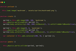 Handling Collisions In Phaser