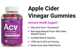 American Metabolix Apple Cider Vinegar Gummies promote weight loss by aiding digestion,