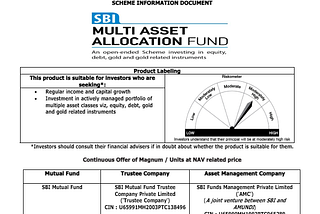 Mutual Funds Day 36: Scheme Summary Document (SSD) | Scheme Information Document (SID)