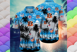 Cincinnati Bengals, Cincinnati Bearcats, FC Cincinnati, Cincinnati Reds Football Teams Hawaiian…