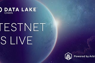 Powered by Arbitrum Orbit: The Data Lake Chain is now Live on Testnet!