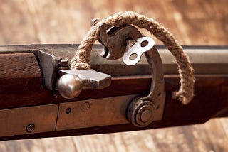Matchlock musket firing mechanism