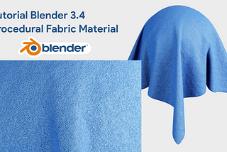 Blender 3.4 Tutorial Procedural Fabric Material