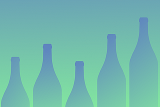 Wine bottles moving in the direction of the liv-ex 1000